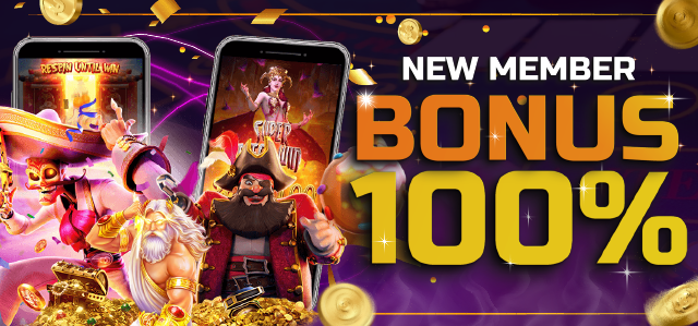 BONUS NEW MEMBER SLOT 100%